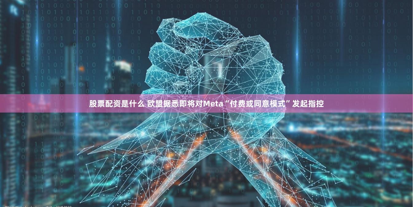 股票配资是什么 欧盟据悉即将对Meta“付费或同意模式”发起指控