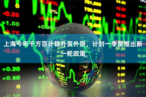 上海今年千方百计稳外资外贸，计划一季度推出新一轮政策