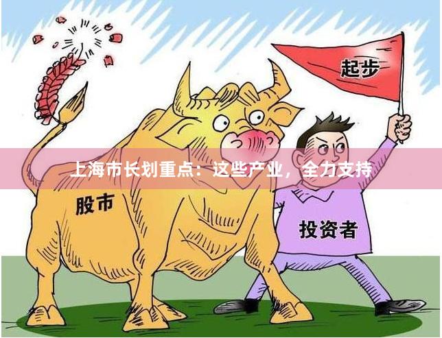 上海市长划重点：这些产业，全力支持