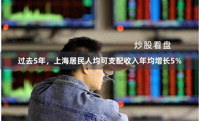过去5年，上海居民人均可支配收入年均增长5%