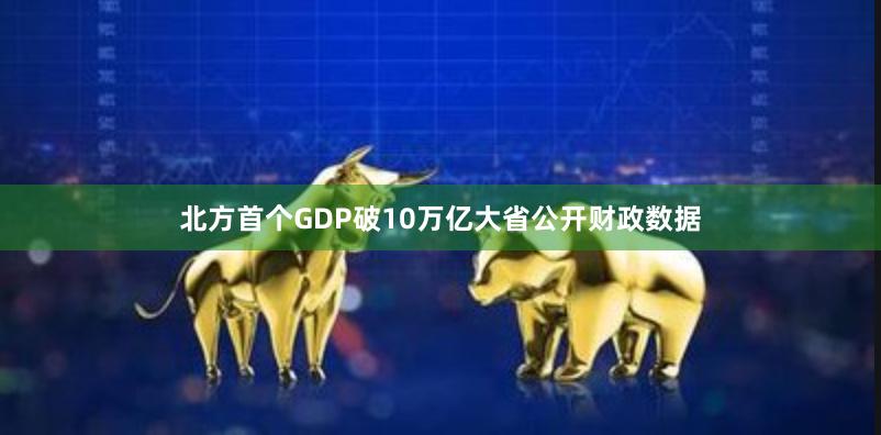 北方首个GDP破10万亿大省公开财政数据